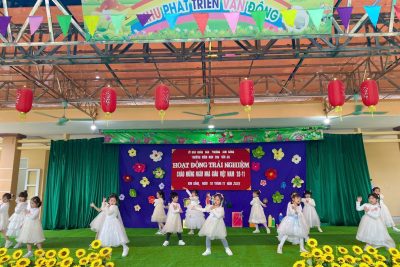 Hoạt động trải nghiệm Chào mừng kỷ niệm 43 năm ngày nhà giáo Việt Nam 20/11 – Trường MN Chu Văn An
